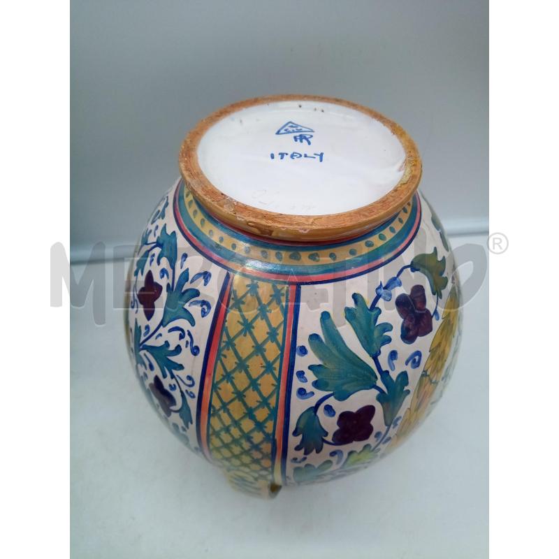 VASO CERAMICA BIANSATA SCU RUBBOLI STEMMA  | Mercatino dell'Usato Roma porta maggiore 4