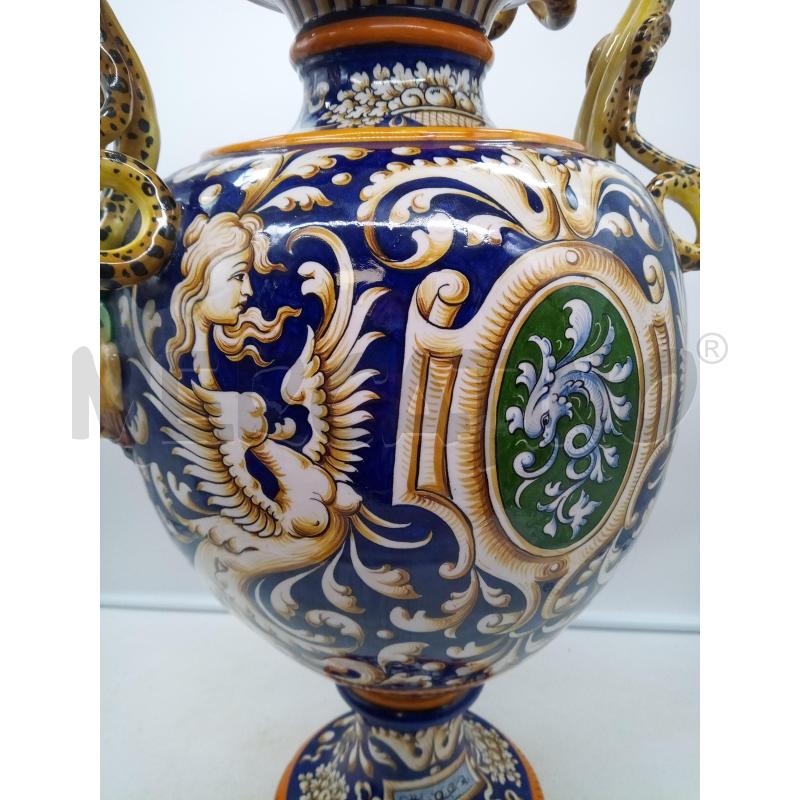 VASO CERAMICA ISTORIATO MANICI SERPENTI | Mercatino dell'Usato Roma porta maggiore 2