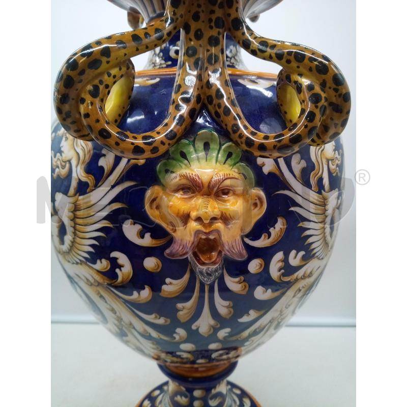 VASO CERAMICA ISTORIATO MANICI SERPENTI | Mercatino dell'Usato Roma porta maggiore 3
