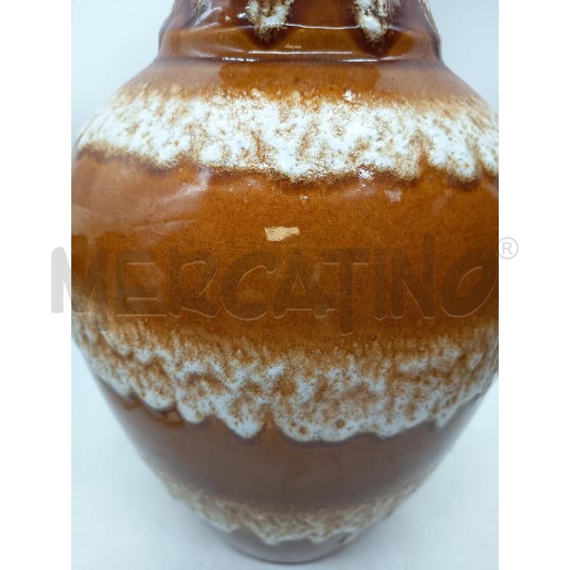 VASO CERAMICA OCRA SMALTO LAVICO   | Mercatino dell'Usato Roma porta maggiore 2