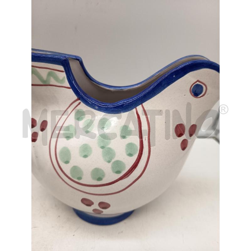 VASO CERAMICA SOLIMENE UCCELLO B BLU LIEVE FAILURE  | Mercatino dell'Usato Roma porta maggiore 2