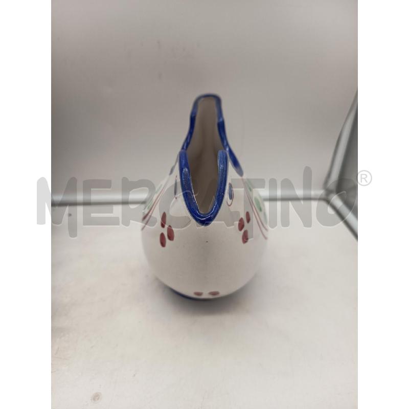 VASO CERAMICA SOLIMENE UCCELLO B BLU LIEVE FAILURE  | Mercatino dell'Usato Roma porta maggiore 3