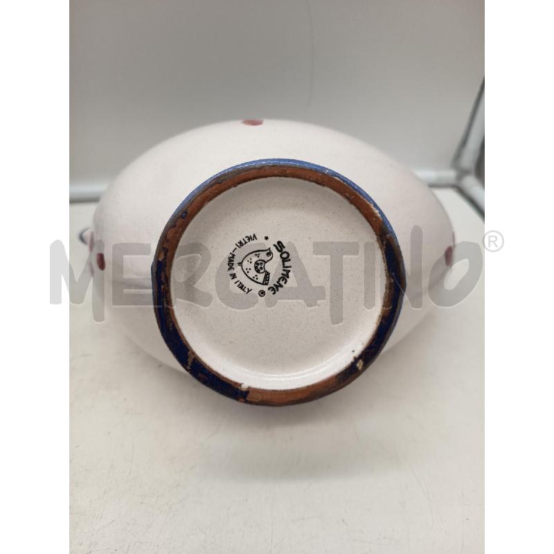 VASO CERAMICA SOLIMENE UCCELLO B BLU LIEVE FAILURE  | Mercatino dell'Usato Roma porta maggiore 5