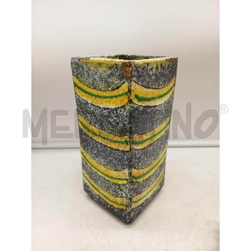 VASO CERAMICA TONI GIALLI  | Mercatino dell'Usato Roma porta maggiore 1