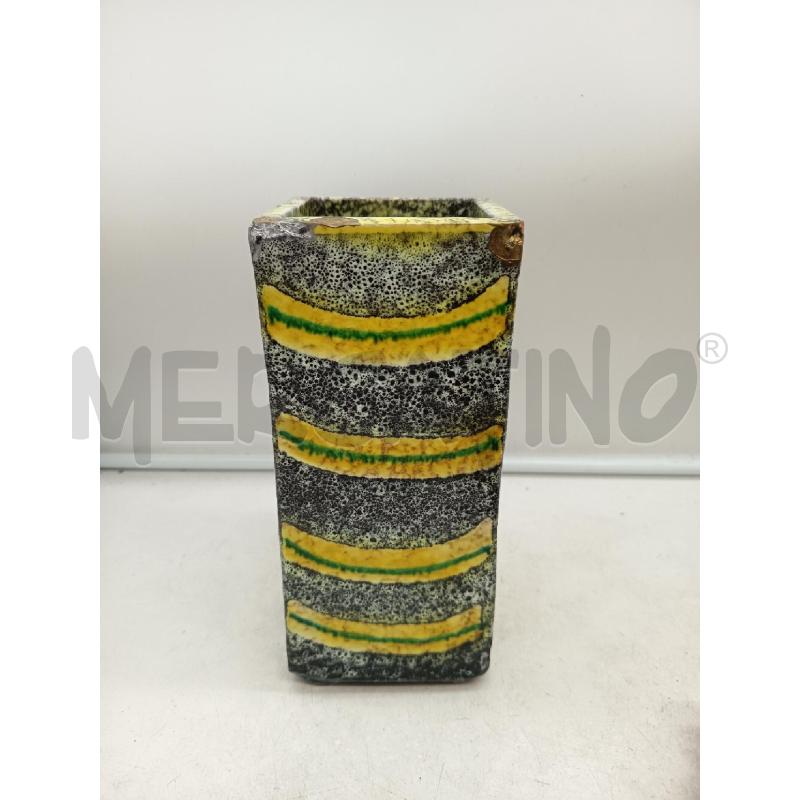 VASO CERAMICA TONI GIALLI  | Mercatino dell'Usato Roma porta maggiore 2