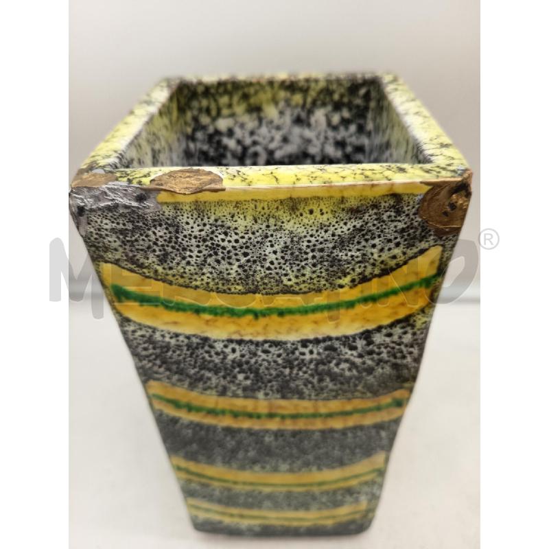 VASO CERAMICA TONI GIALLI  | Mercatino dell'Usato Roma porta maggiore 3