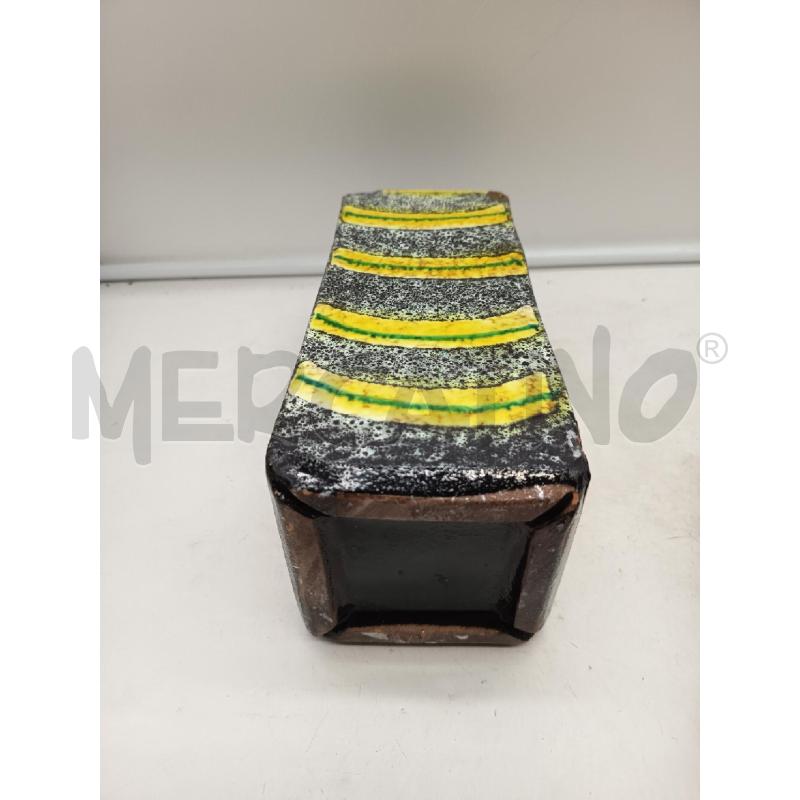 VASO CERAMICA TONI GIALLI  | Mercatino dell'Usato Roma porta maggiore 4