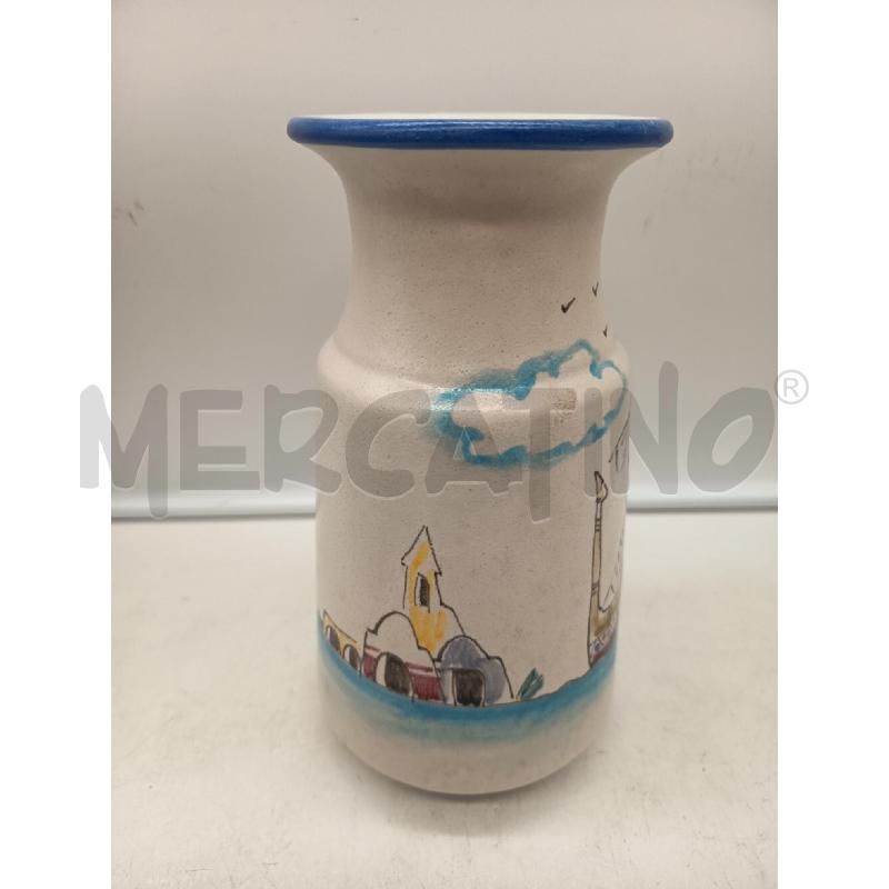 VASO CERAMICA VIETRI VELIERO  | Mercatino dell'Usato Roma porta maggiore 4