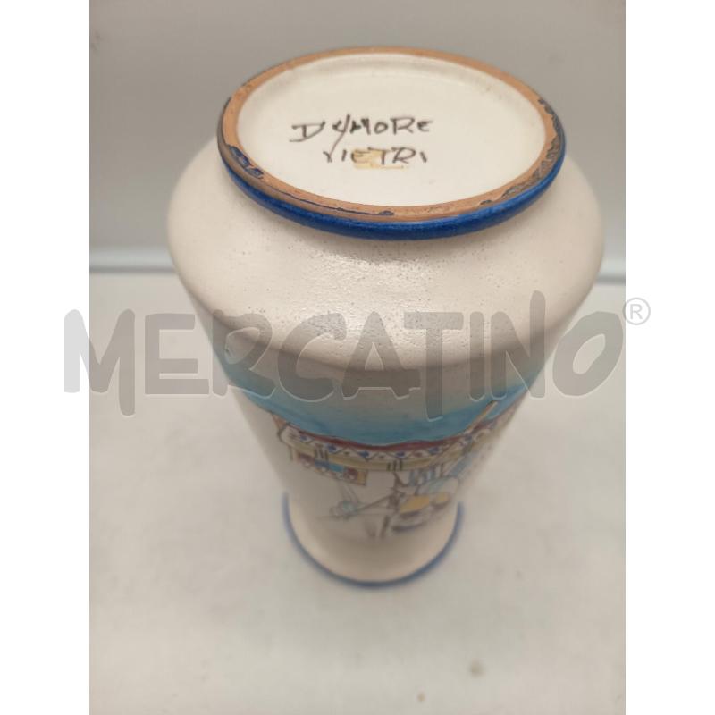 VASO CERAMICA VIETRI VELIERO  | Mercatino dell'Usato Roma porta maggiore 5