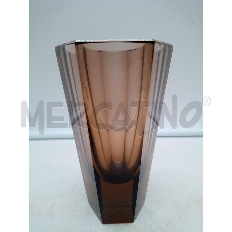VASO CRISTALLO MOSER FUME  | Mercatino dell'Usato Roma porta maggiore 1