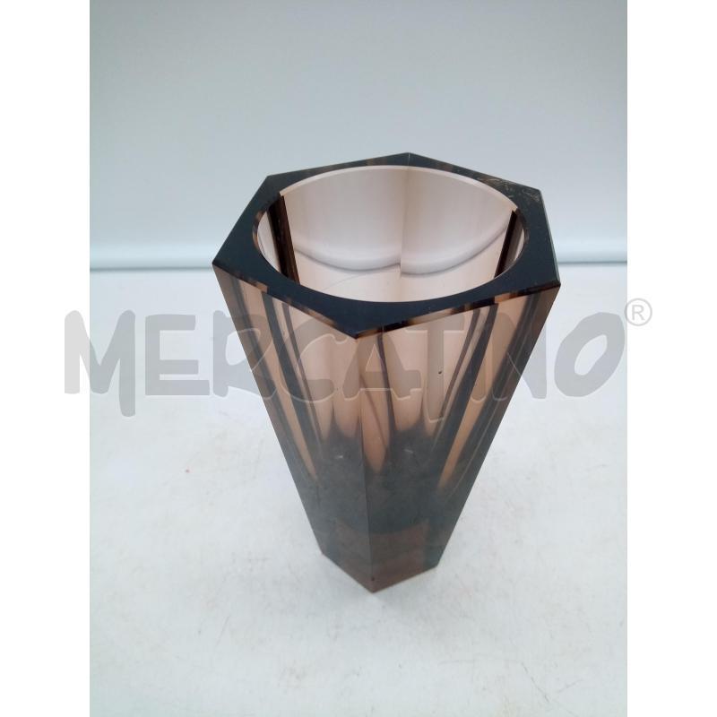 VASO CRISTALLO MOSER FUME  | Mercatino dell'Usato Roma porta maggiore 4
