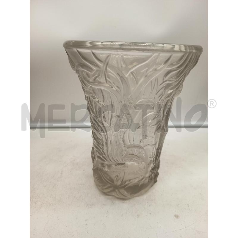 VASO CRISTALLO SATINATO MARINE LIFE  | Mercatino dell'Usato Roma porta maggiore 4