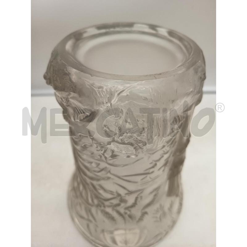 VASO CRISTALLO SATINATO MARINE LIFE  | Mercatino dell'Usato Roma porta maggiore 5