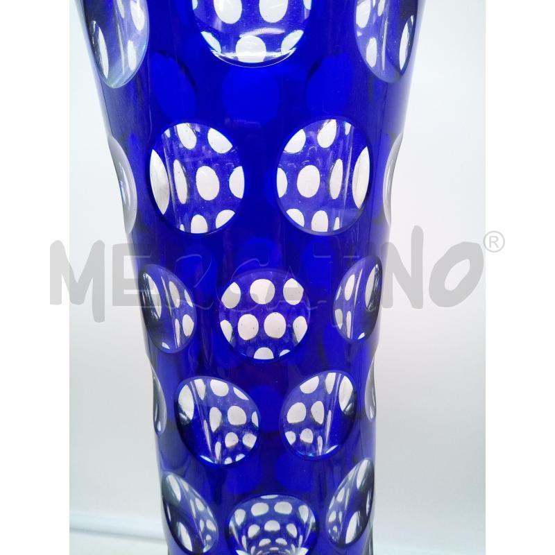 VASO CRISTALLO ST LOUIS BAGATELLE BLU | Mercatino dell'Usato Roma porta maggiore 2