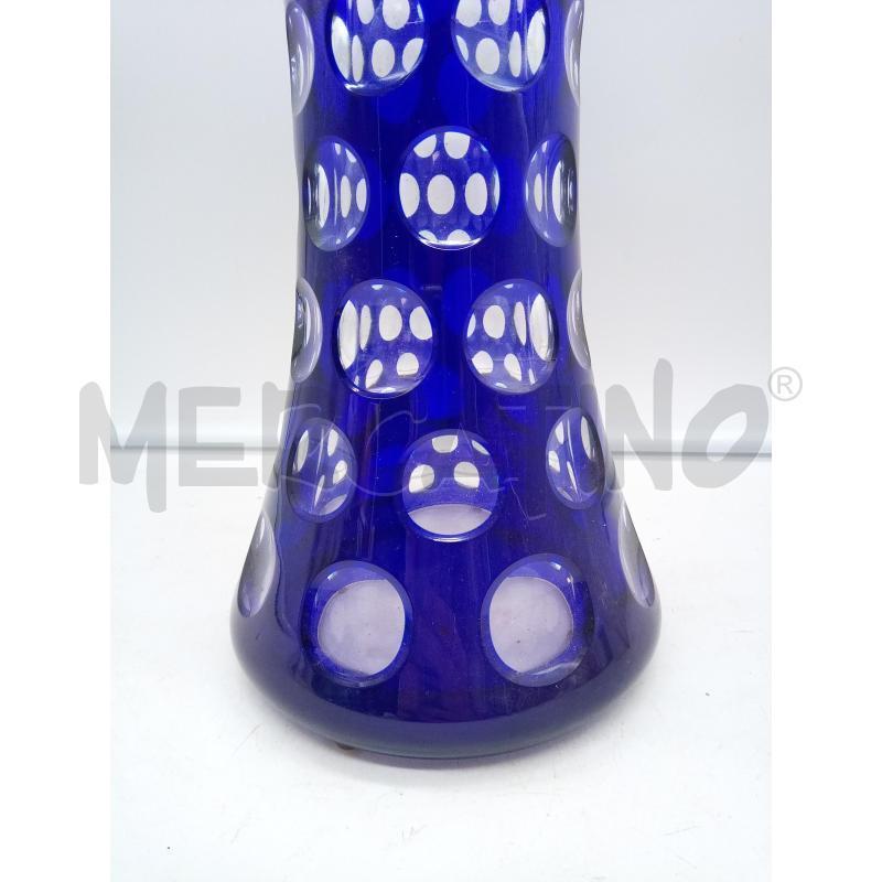 VASO CRISTALLO ST LOUIS BAGATELLE BLU | Mercatino dell'Usato Roma porta maggiore 3