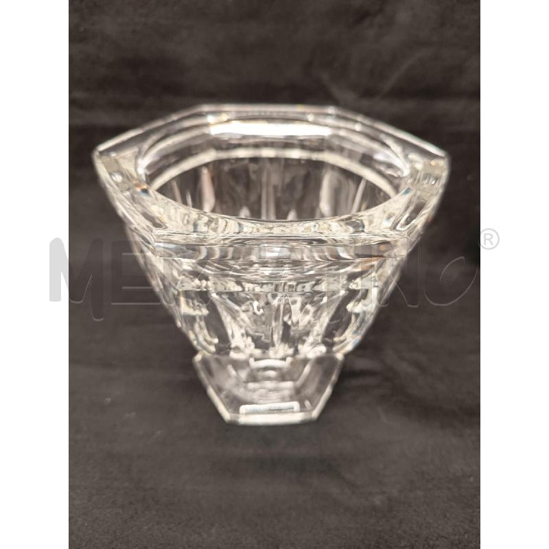 VASO CRISTALLO VASE ESAGONALE  | Mercatino dell'Usato Roma porta maggiore 1