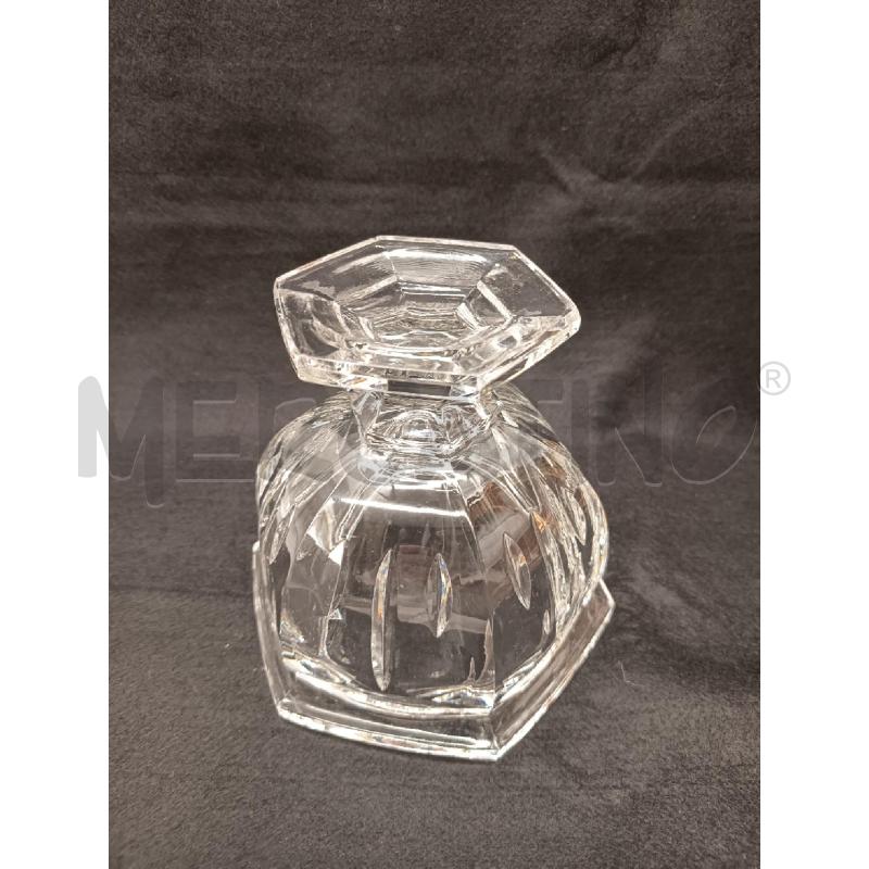 VASO CRISTALLO VASE ESAGONALE  | Mercatino dell'Usato Roma porta maggiore 4