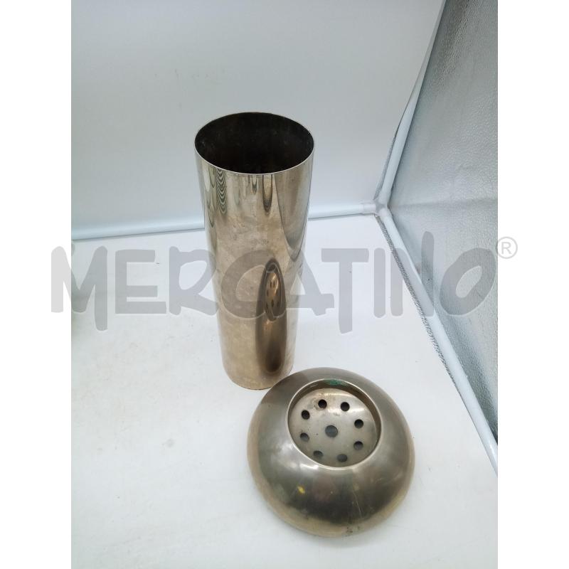VASO DESIGN MET CROMATO COPERCHIO PORTA FIORI | Mercatino dell'Usato Roma porta maggiore 3