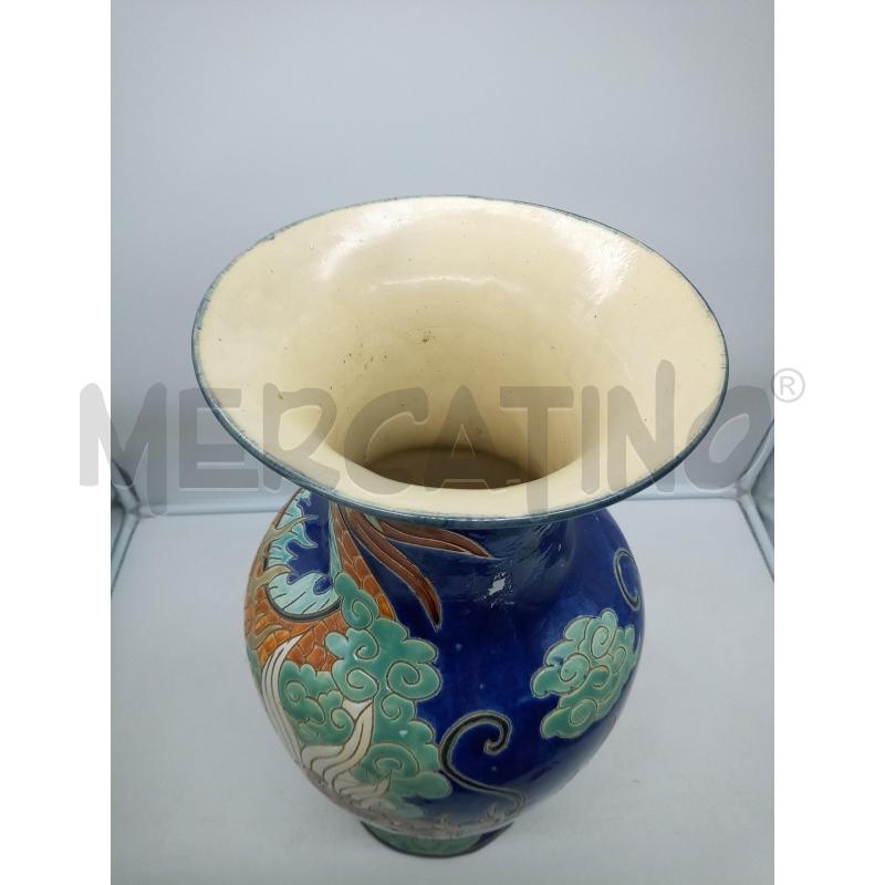VASO GRANDE CERAMICA DRAGONI ORIENTALI | Mercatino dell'Usato Roma porta maggiore 5