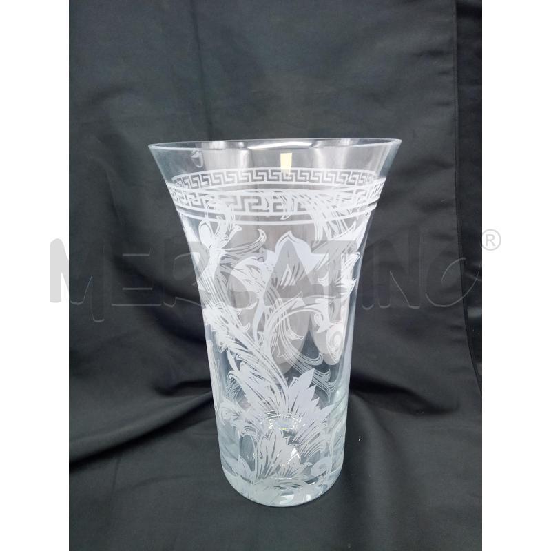 VASO GRANDE CRISTALLO ROSENTHAL VERSACE DIFETTO | Mercatino dell'Usato Roma porta maggiore 2
