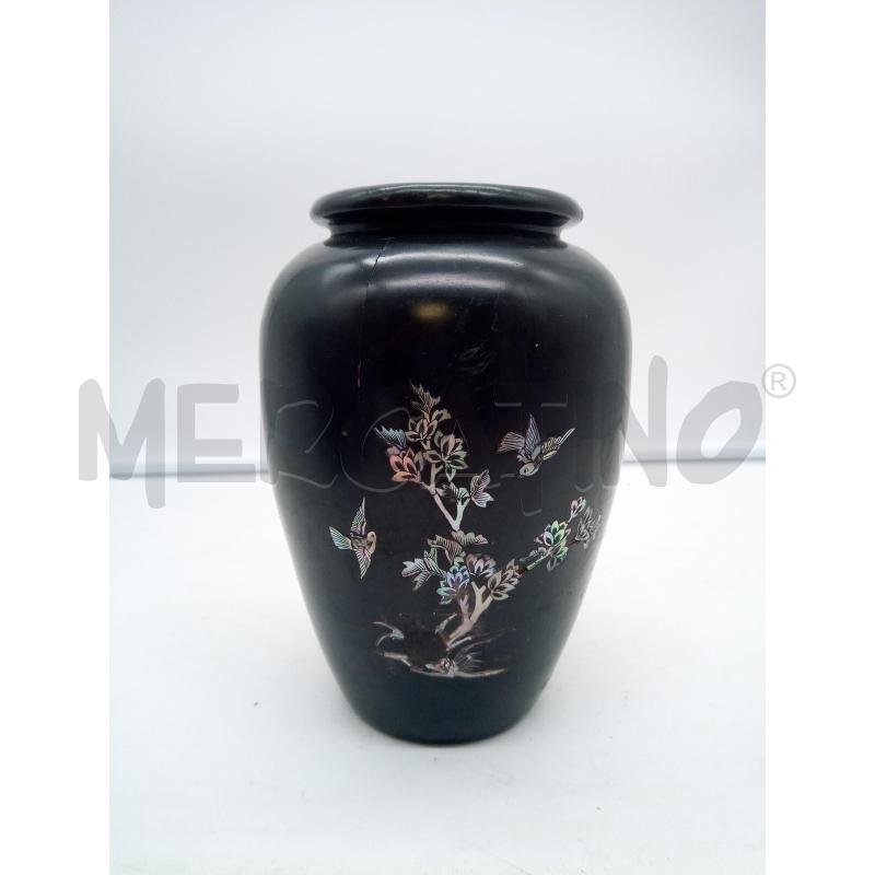 VASO LATTA INTARSIO MADREPERLA LIEVI DIFETTI | Mercatino dell'Usato Roma porta maggiore 1
