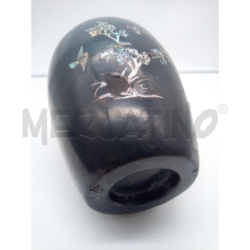 VASO LATTA INTARSIO MADREPERLA LIEVI DIFETTI | Mercatino dell'Usato Roma porta maggiore 4