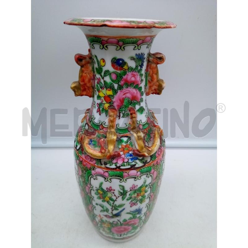 VASO PORCELLANA CHINA FAMIGLIA VERDE LIEVI DIFETTI | Mercatino dell'Usato Roma porta maggiore 1