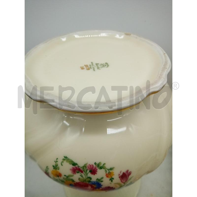 VASO PORCELLANA ROSENTHAL FIORI CREMA ORO | Mercatino dell'Usato Roma porta maggiore 4