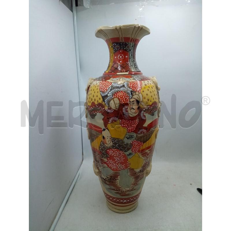 VASO SATSUMA SAGGI DIPINTI DIFETTI | Mercatino dell'Usato Roma porta maggiore 1