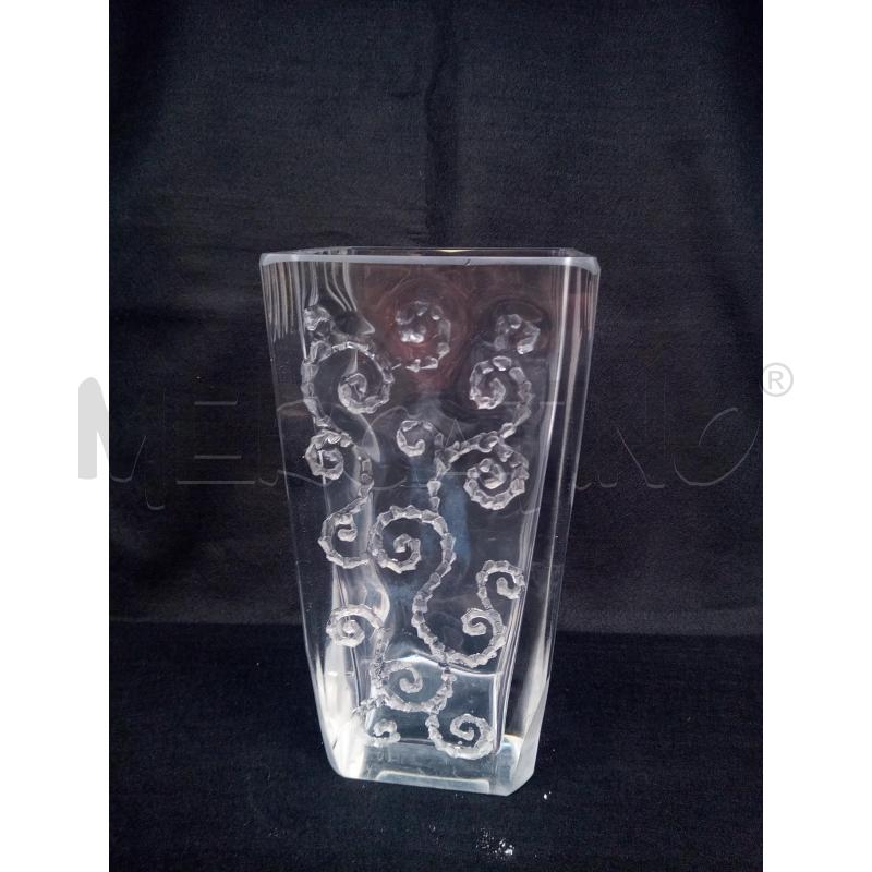 VASO SQUADRATO CRISTALLO DAUM GHIRIGORI DIFETTI | Mercatino dell'Usato Roma porta maggiore 1