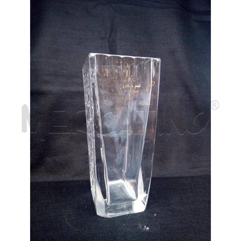 VASO SQUADRATO CRISTALLO DAUM GHIRIGORI DIFETTI | Mercatino dell'Usato Roma porta maggiore 2