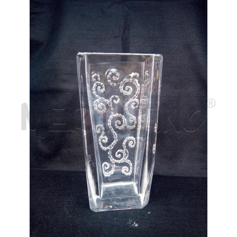 VASO SQUADRATO CRISTALLO DAUM GHIRIGORI DIFETTI | Mercatino dell'Usato Roma porta maggiore 3