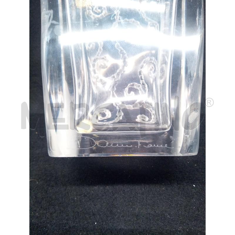 VASO SQUADRATO CRISTALLO DAUM GHIRIGORI DIFETTI | Mercatino dell'Usato Roma porta maggiore 5