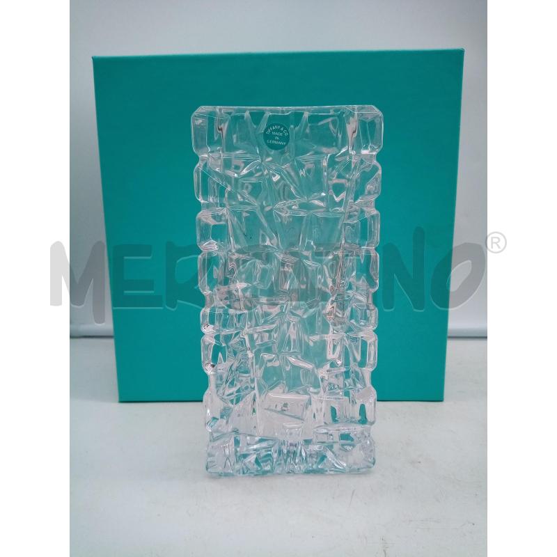 VASO TIFFANY E CO TRIANGOLARE MOLATURA GEOMETRIE  | Mercatino dell'Usato Roma porta maggiore 1