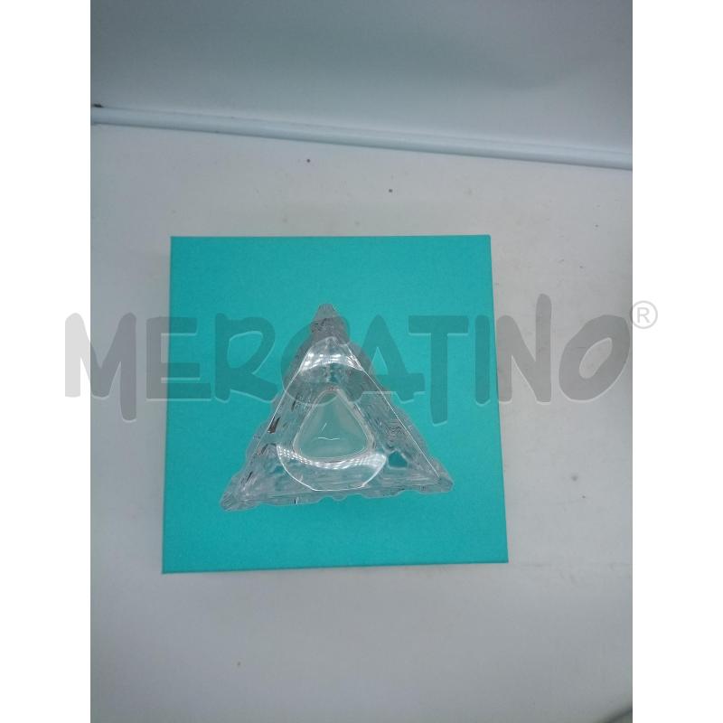 VASO TIFFANY E CO TRIANGOLARE MOLATURA GEOMETRIE  | Mercatino dell'Usato Roma porta maggiore 4