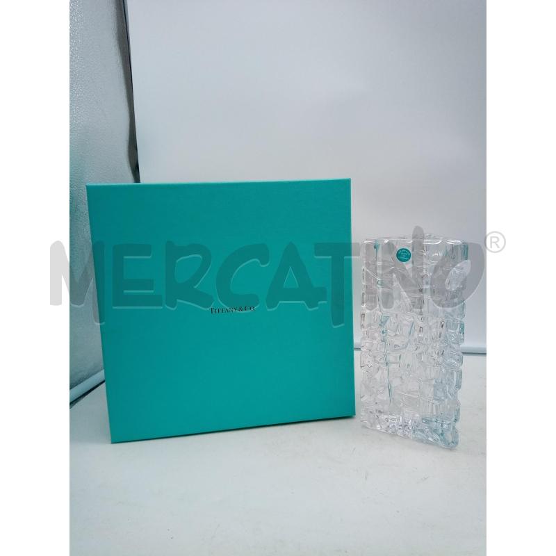 VASO TIFFANY E CO TRIANGOLARE MOLATURA GEOMETRIE  | Mercatino dell'Usato Roma porta maggiore 5