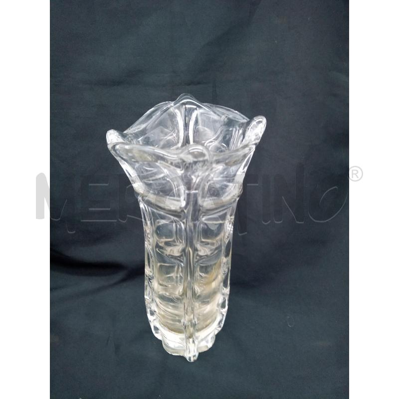 VASO VETRO BASE SPESSA LIEVI DIFETTI  | Mercatino dell'Usato Roma porta maggiore 3