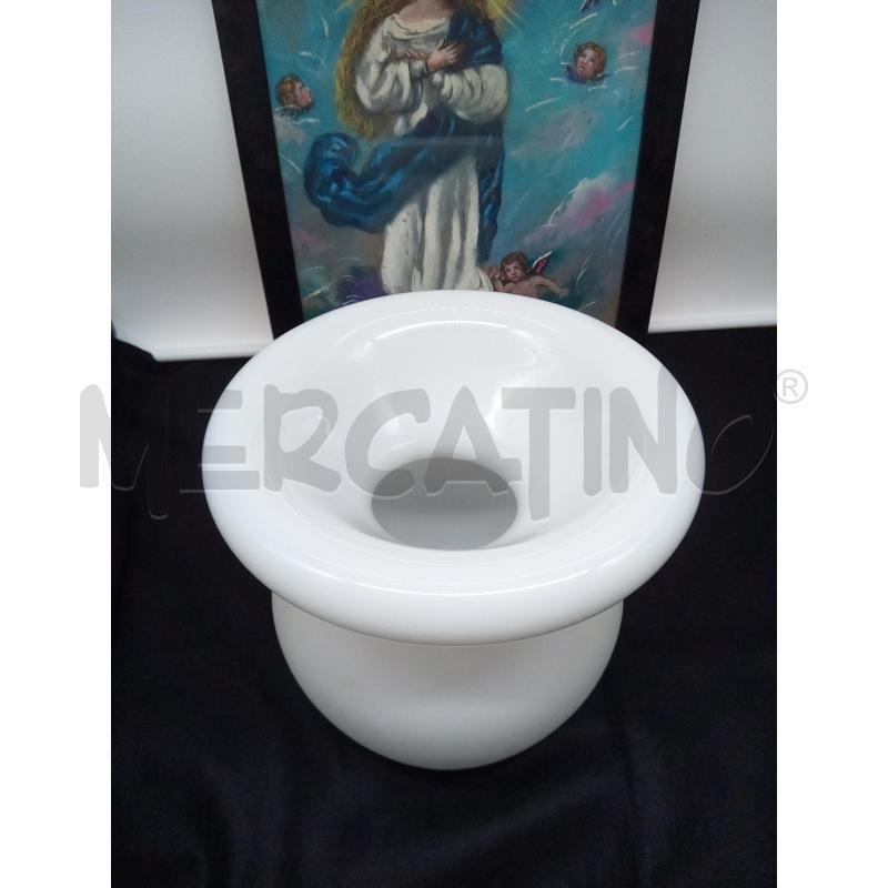 VASO VETRO IKEA BIANCO  | Mercatino dell'Usato Roma porta maggiore 1