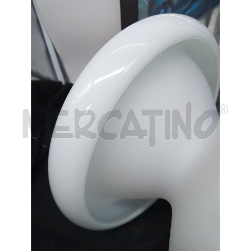 VASO VETRO IKEA BIANCO  | Mercatino dell'Usato Roma porta maggiore 5