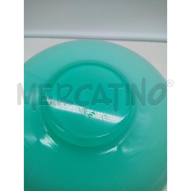 VASO VETRO INCAMICIATO VERDE ACQUA IVV | Mercatino dell'Usato Roma porta maggiore 2