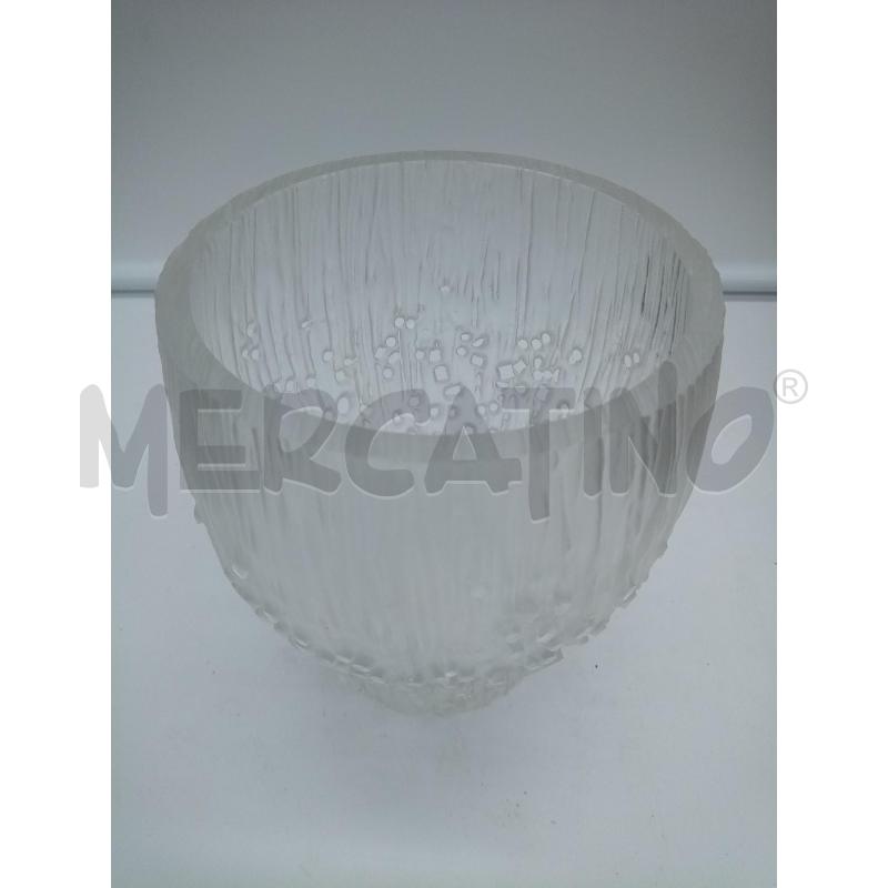 VASO VETRO SATINATO  | Mercatino dell'Usato Roma porta maggiore 2