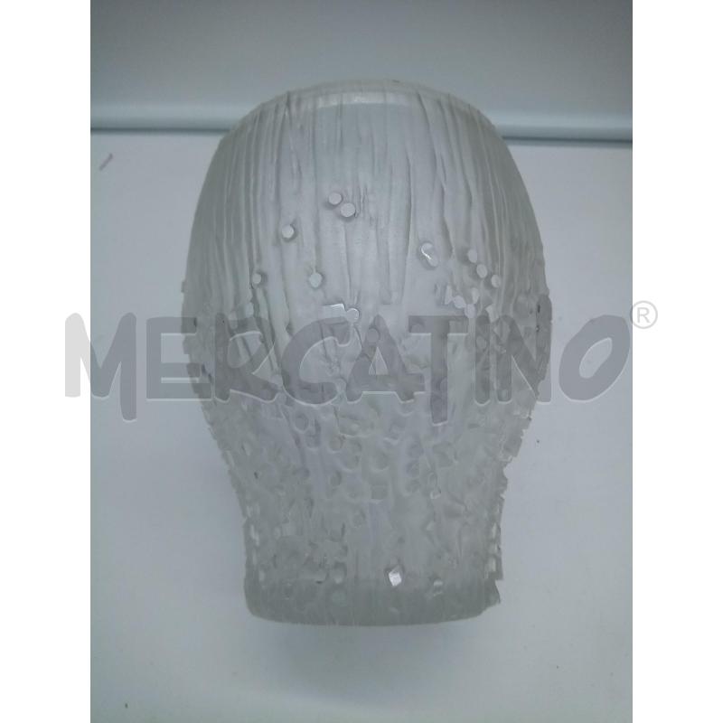 VASO VETRO SATINATO  | Mercatino dell'Usato Roma porta maggiore 5