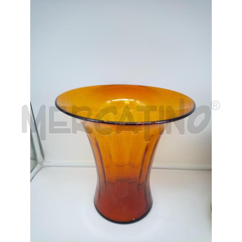 VASO VETRO SENAPE PULEGOSO  | Mercatino dell'Usato Roma porta maggiore 1