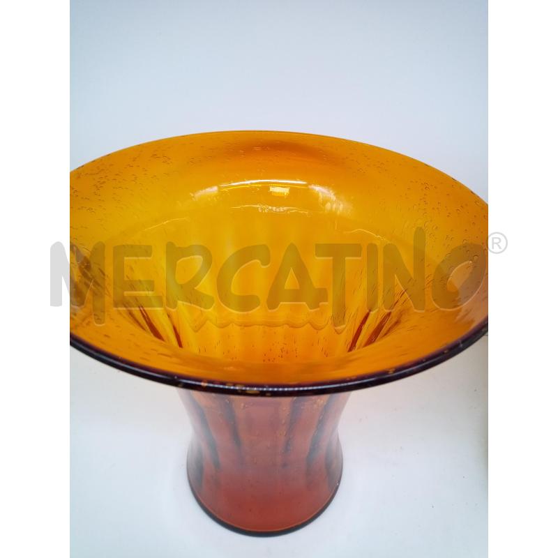 VASO VETRO SENAPE PULEGOSO  | Mercatino dell'Usato Roma porta maggiore 5