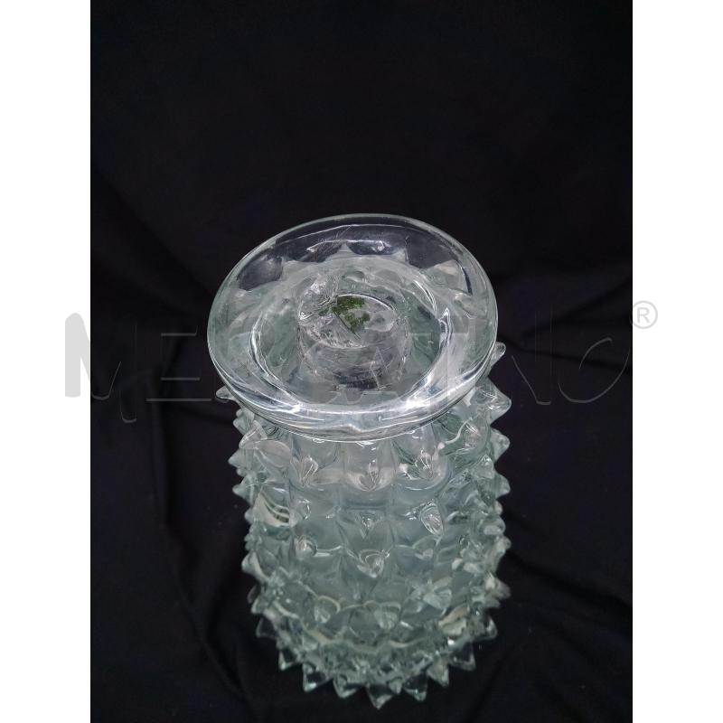 VASO VETRO SOFFIATO ROSTRATO LIEVE DIFETTO | Mercatino dell'Usato Roma porta maggiore 4