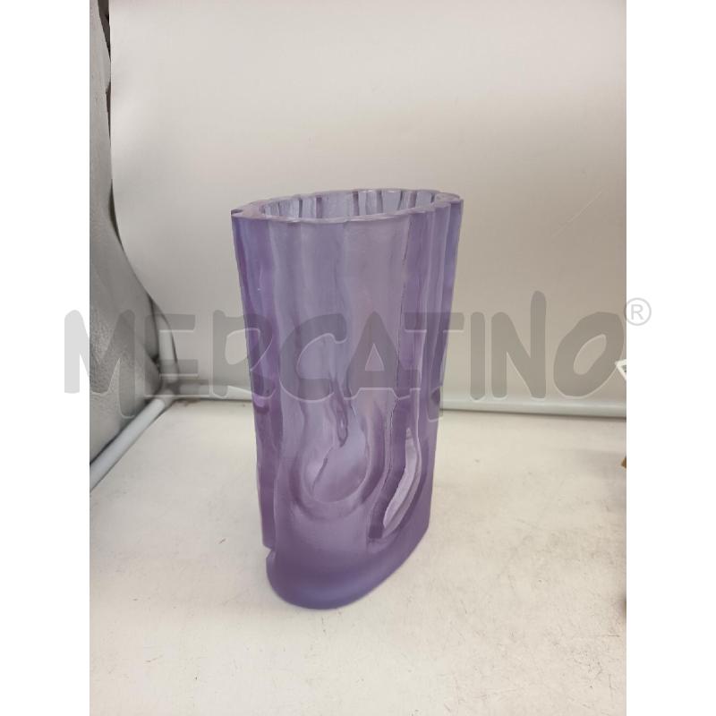 VASO VETRO VIOLA CORTECCIA | Mercatino dell'Usato Roma porta maggiore 2