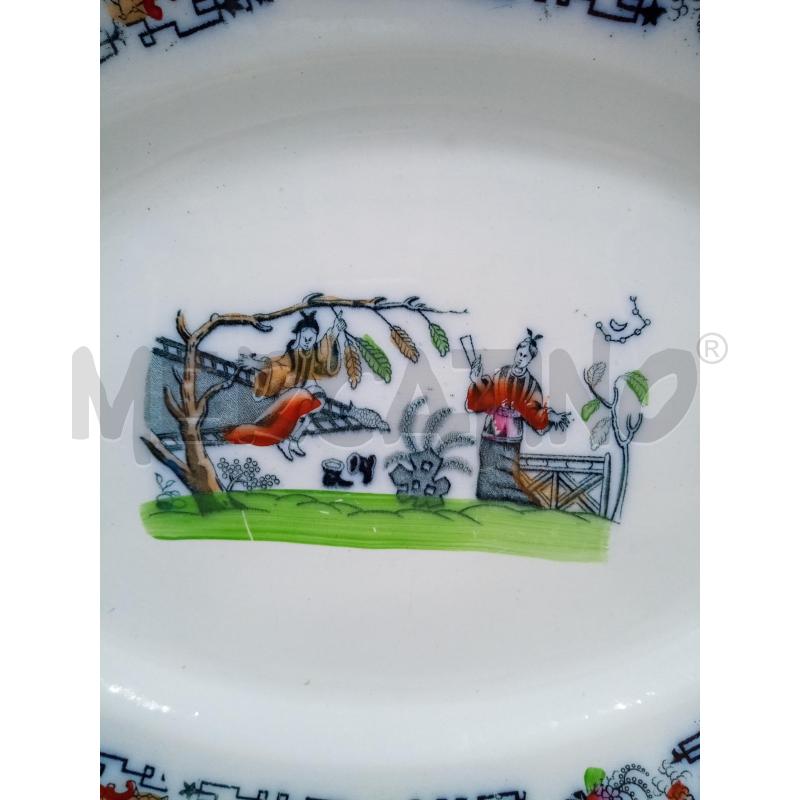VASSOIO OVALE SCI CHINOISERIE  | Mercatino dell'Usato Roma porta maggiore 2