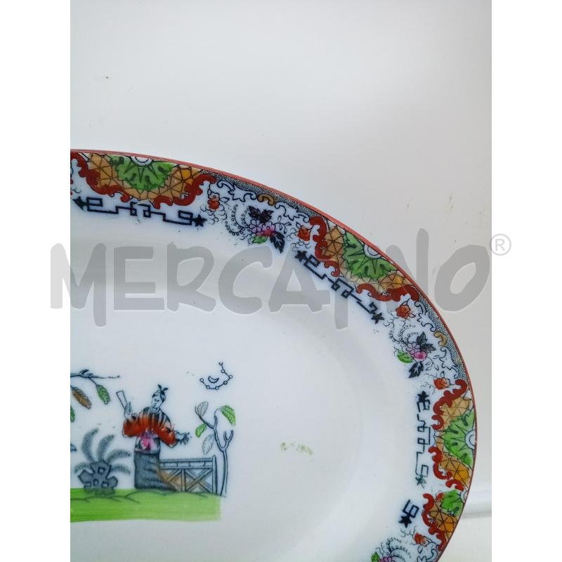 VASSOIO OVALE SCI CHINOISERIE  | Mercatino dell'Usato Roma porta maggiore 3