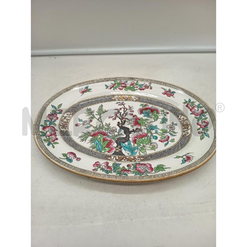 VASSOIO TERRAGLIA FORTE OVALE MINTONS CHINOISERIE  | Mercatino dell'Usato Roma porta maggiore 1