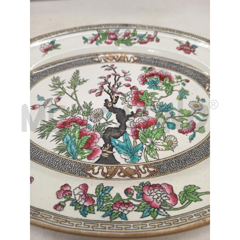 VASSOIO TERRAGLIA FORTE OVALE MINTONS CHINOISERIE  | Mercatino dell'Usato Roma porta maggiore 2